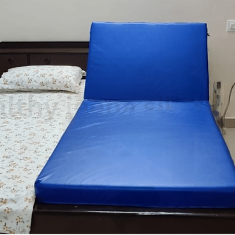 Motorised recliner bed with remote